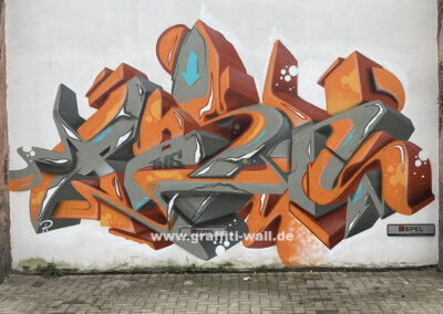 3D Graffiti-Schriftzug